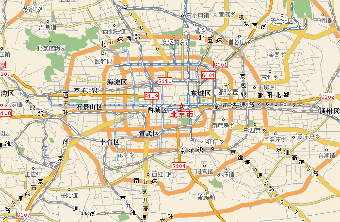 北京-地图